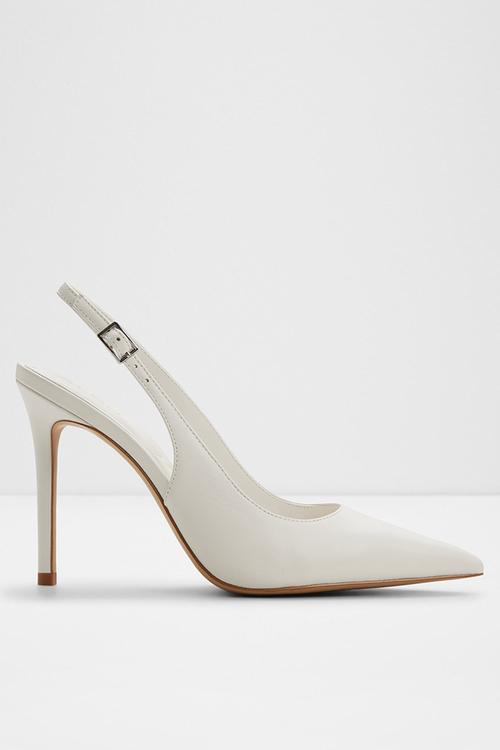 Stessysling2.0 closed toe slingback - white/bone