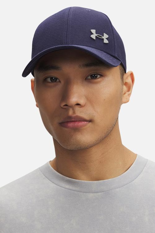 Essential Low Metal ADJ Cap - Navy/Silver