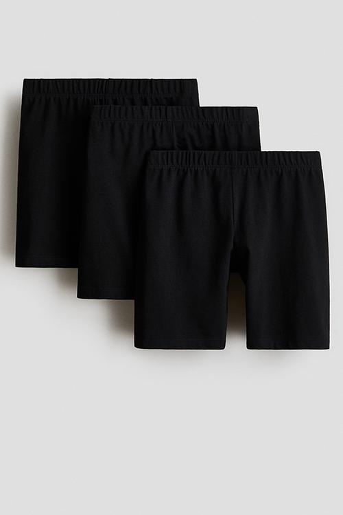 3-Pack cycling shorts - black