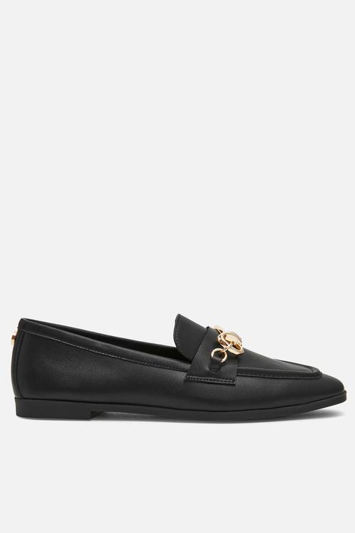 Chatty loafer - blk action lea