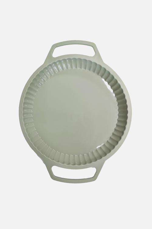 Home Classix Silicone Round Pan With Solid Handle - medium green