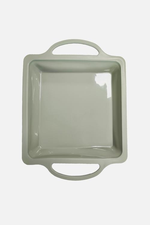Home Classix Silicone Square Cake Pan With Solid Handle - medium green