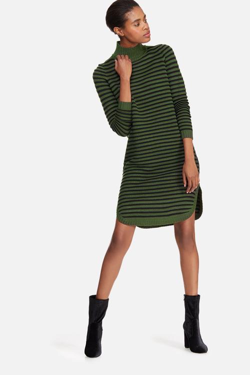 Trish roll neck dress
