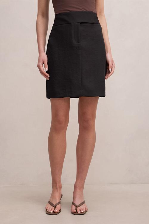 Ashley midi skirt in black