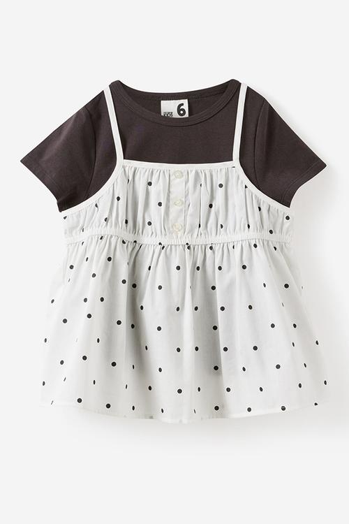 Bella Two Piece Top - Phantom/Vanilla/Phantom