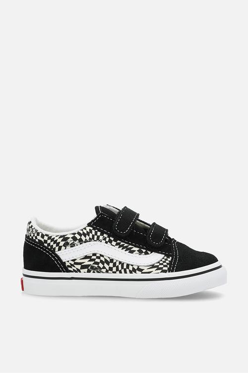 Old skool v-028 - vans warp black/marshmallow/multi