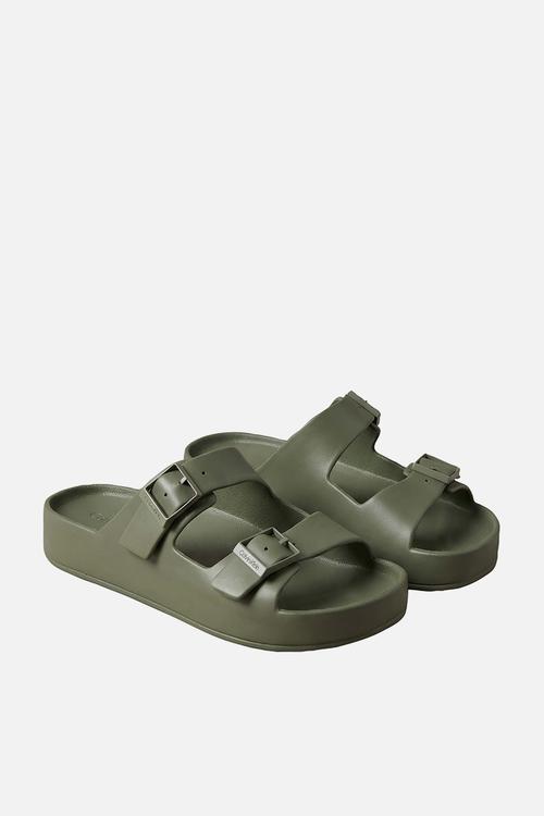 Ergon Eva Double Bar Sandal - Deep Lichen Green