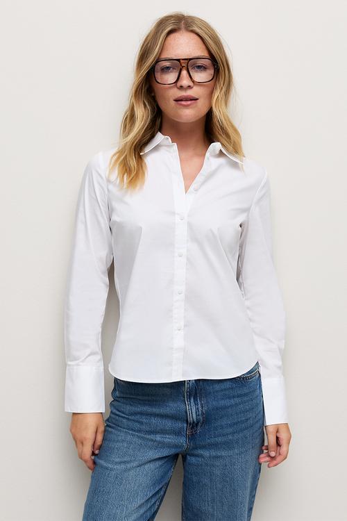 Sadie Slim Pc Shirt - White