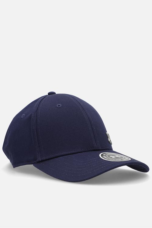 Essential Low Metal ADJ Cap - Navy/Silver