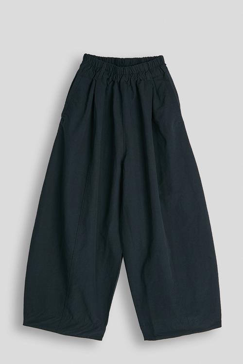 Panelled wide leg pants - navy