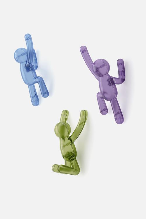Buddy Pin-Point Hook (3) Assorted Gem - Multi