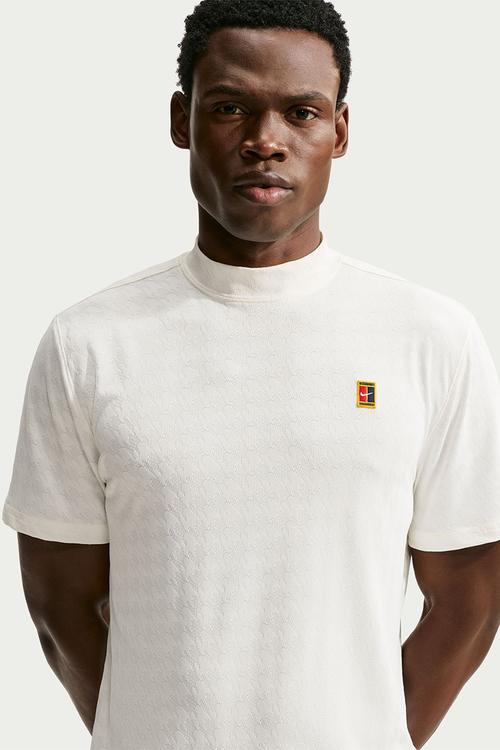 Club Rules Men's Aero-FIT Mock-Neck Top - Sail/Sail