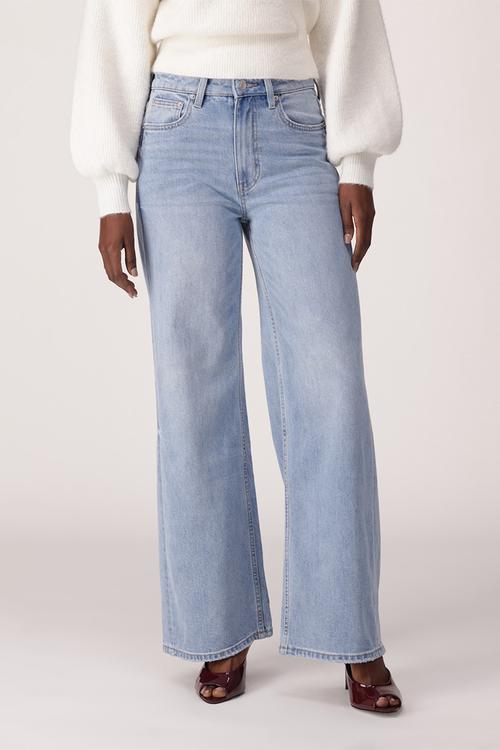 Dale high-rise jeans in light
