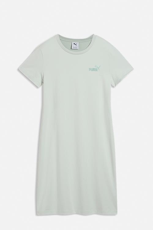 Plus ess small no. 1 logo slim dress - créme de mint