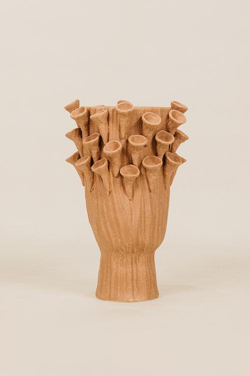 Kora Vase Large - Terracotta