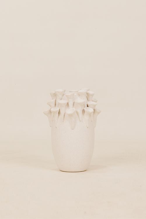 Kora Vase Small - White