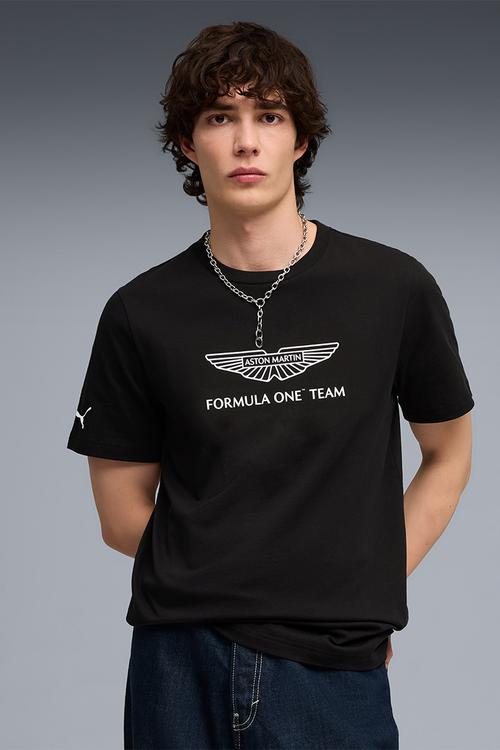 AMF1 Essential Big Logo Tee (Regular)-Black