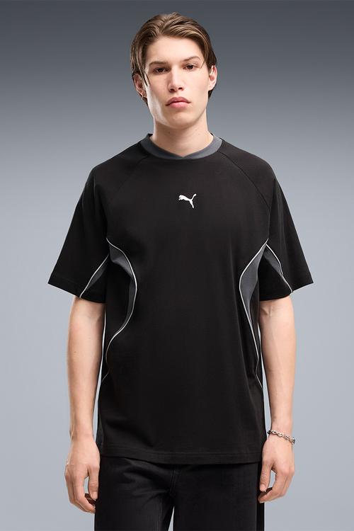 PUMA SPORT Relaxed Blocking Tee - Black