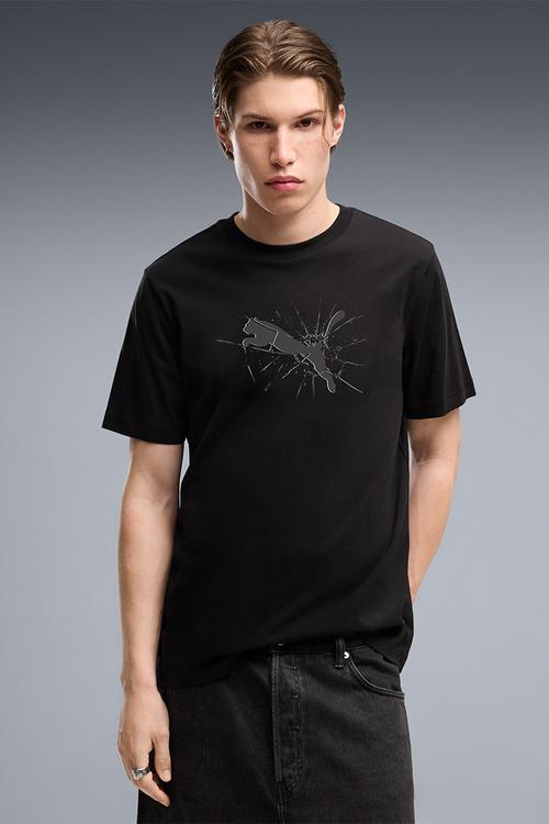 GRAPHICS Cat Logo Tee - Black
