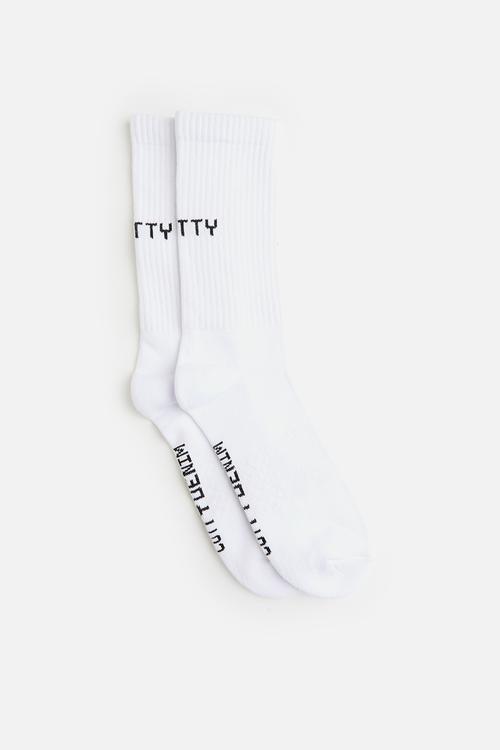 Kong Crew Sock - White