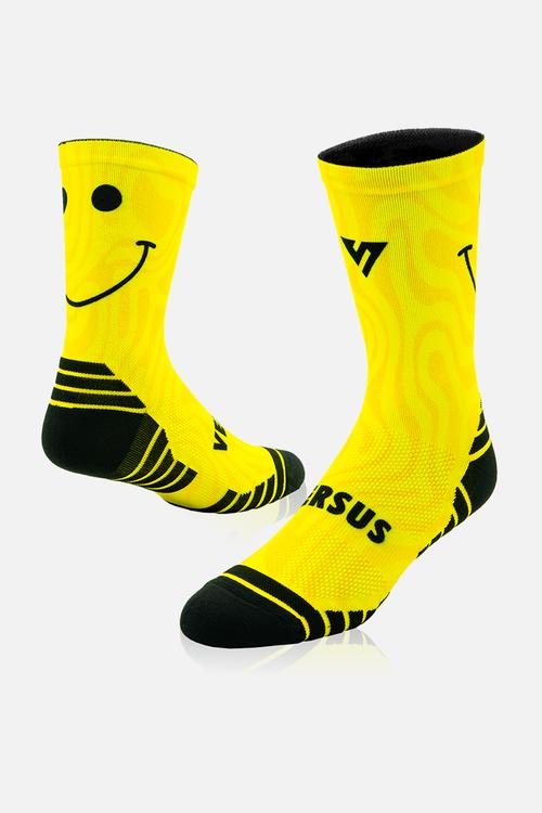 Smile Active Crew Socks - yellow