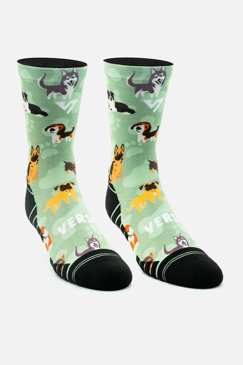 Dogs 2.0 Active Crew Socks - green