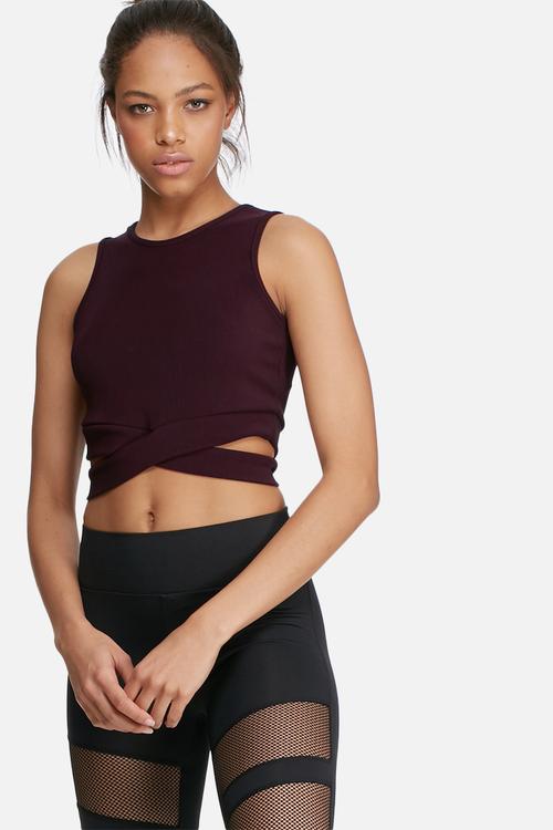 Cut out side yoga top