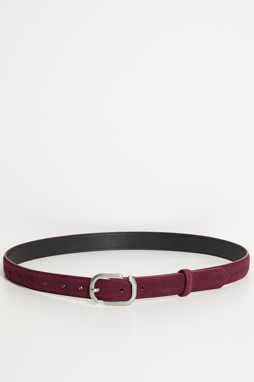 Hester Open Buckle- Burgundy