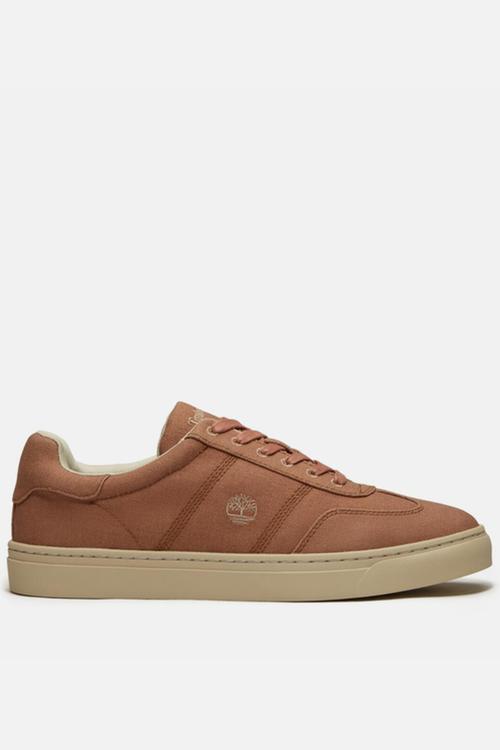 Lisbon street low lace up sneaker - medium brown 