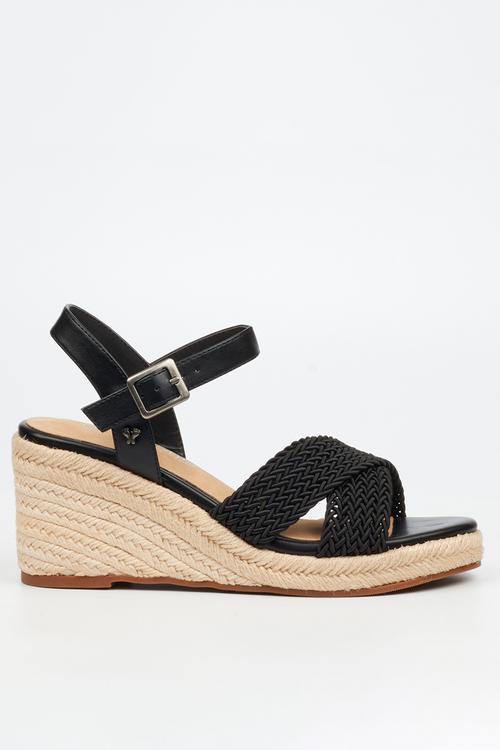 Escada 2 espadrille wedge heel - black