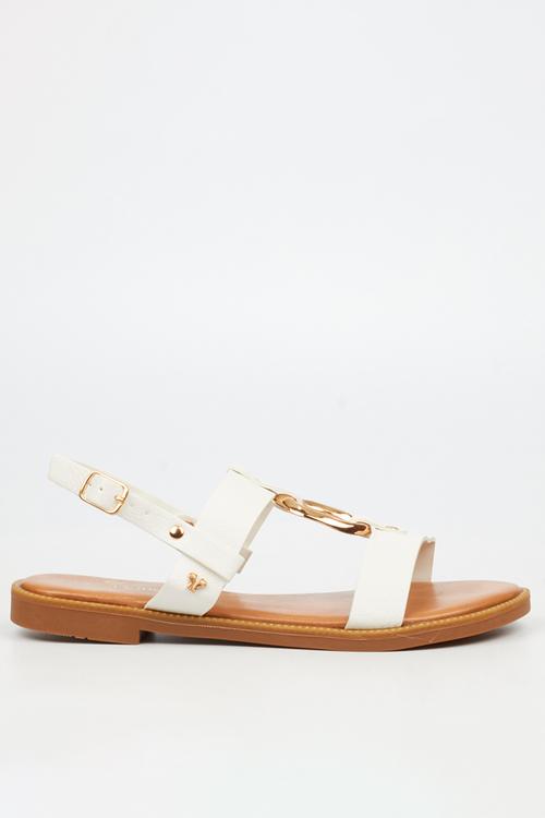 Frost 18 slingback sandal - white