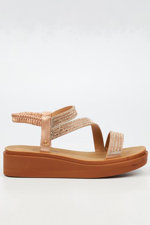 Holt 1 ankle strap sandal - rosegold