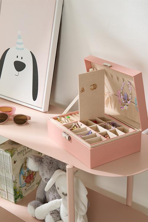 Jewellery organizer box - dusty pink