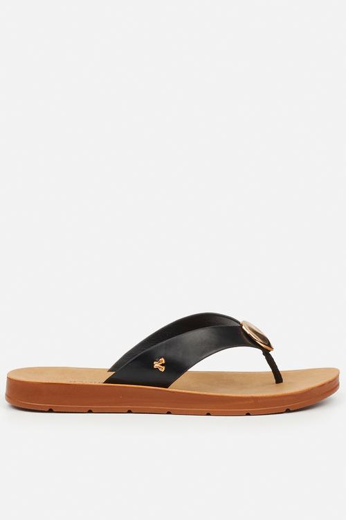 Zina 25 thong sandal - black