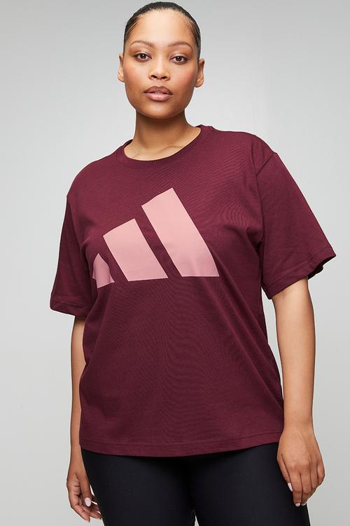 Plus w bl sj t 2 s26 tee - maroon/magic mauve