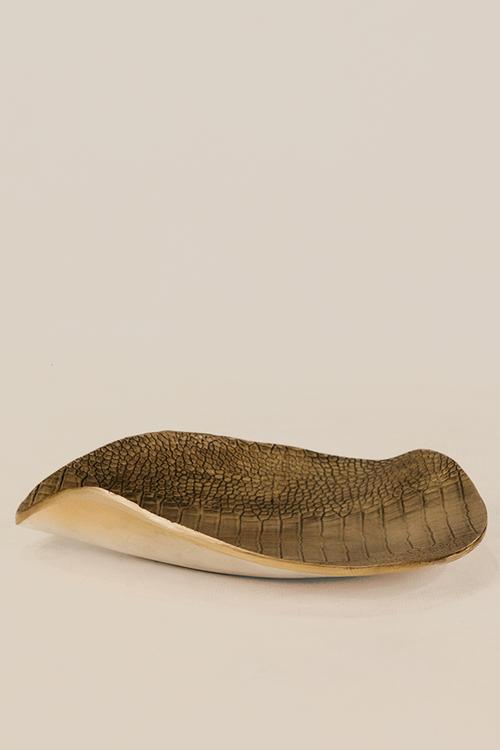 Iris Bowl - Antique Gold