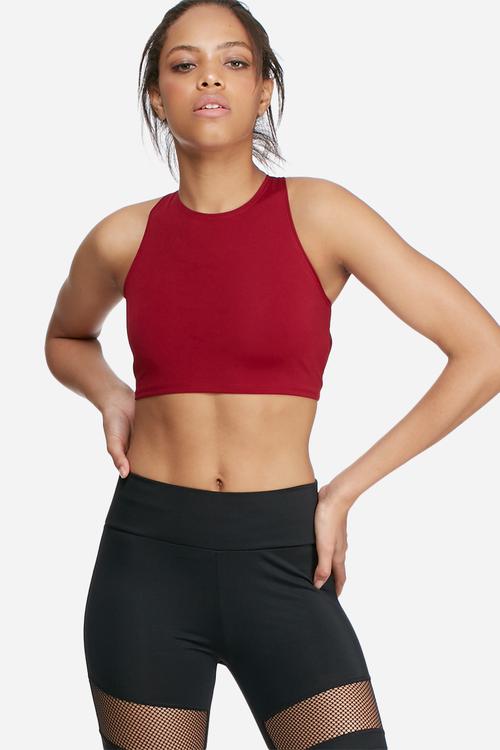 Active lace up back bralet