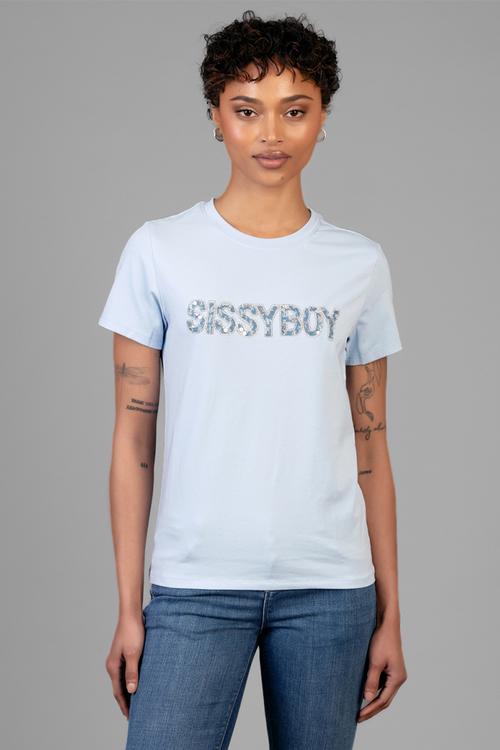 Velvet Skies Rgular T-Shirt - Pale Blue