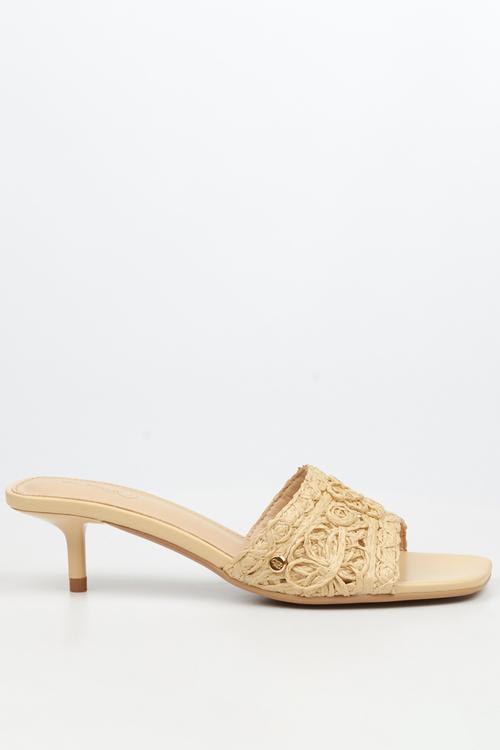 Devlin 1 macrame low heel - natural