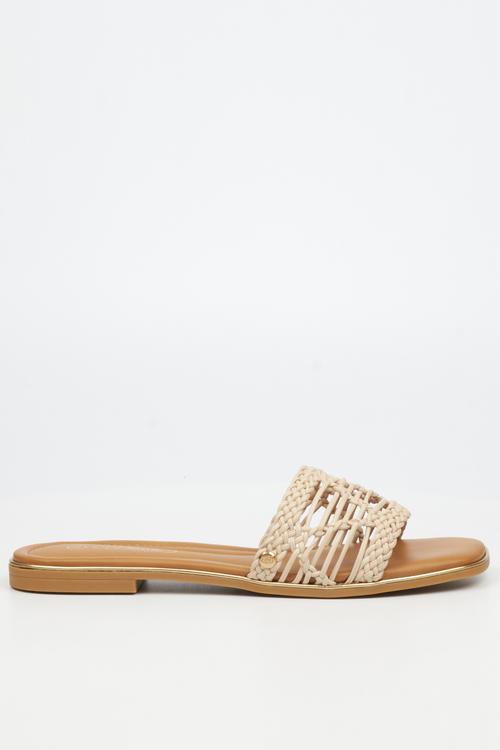Elaine 3 macrame sandal - natural