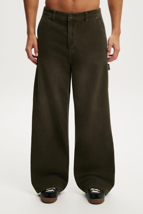 Super Baggy Worker Pant - Military Cord
