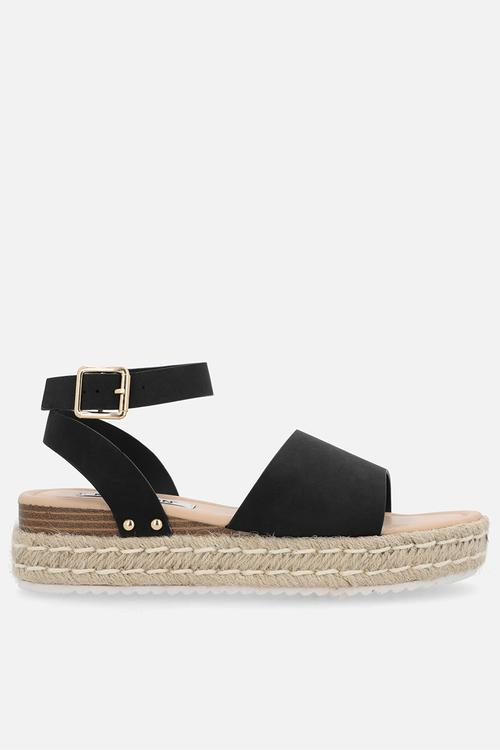 Catherine sleek 2 ankle strap - black