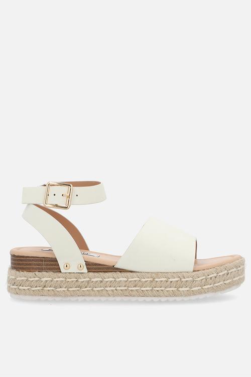 Catherine sleek 2 ankle strap - white