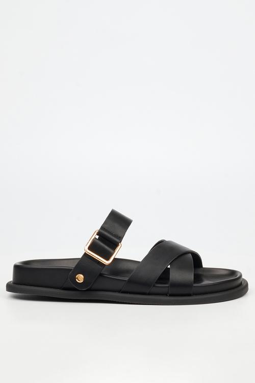 Polpetta 9 multi-strap buckle sandal - black