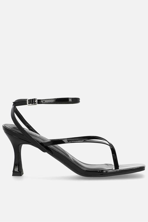 Annet open toe slingback - black