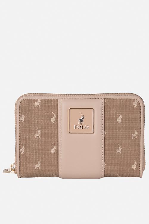 Kensington Medium Zip Around Purse - Mushroom