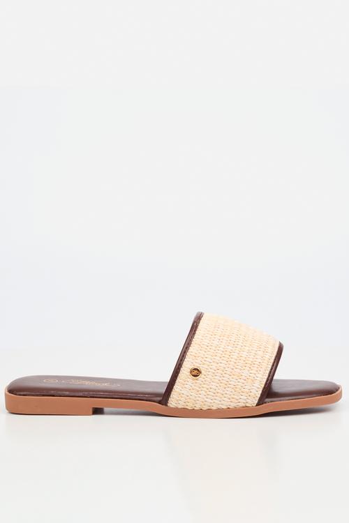 Zenia 1 raffia sandal - tan