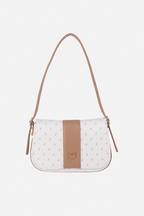 Kensington Shoulder Flapover - Beige