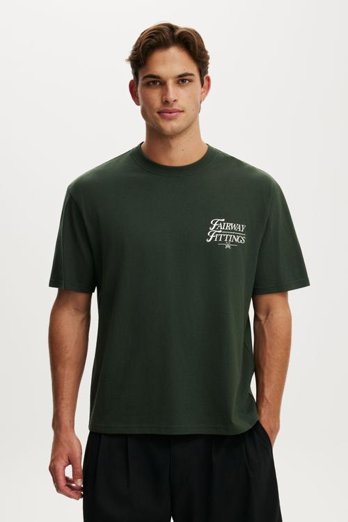 Everyday Fit Graphic T-shirt - Heritage Green/Fairway Craft