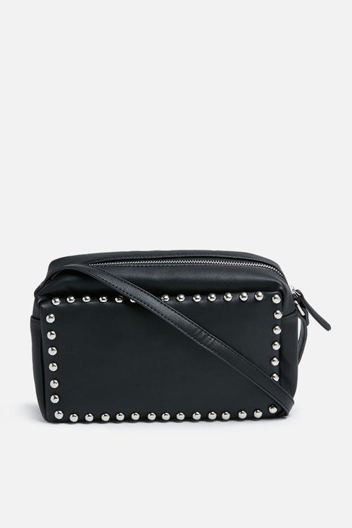 Studded cross body bag